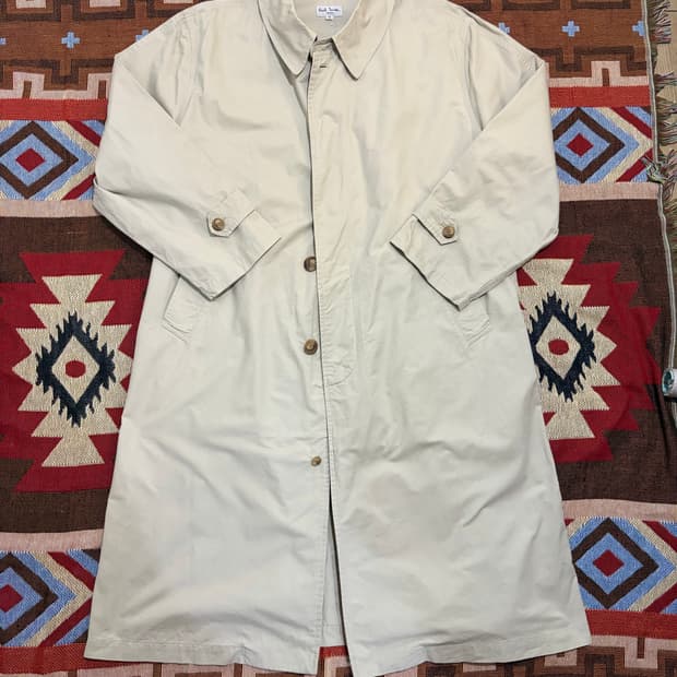 100-105) 폴스미스 코튼 롱 트렌치 코트