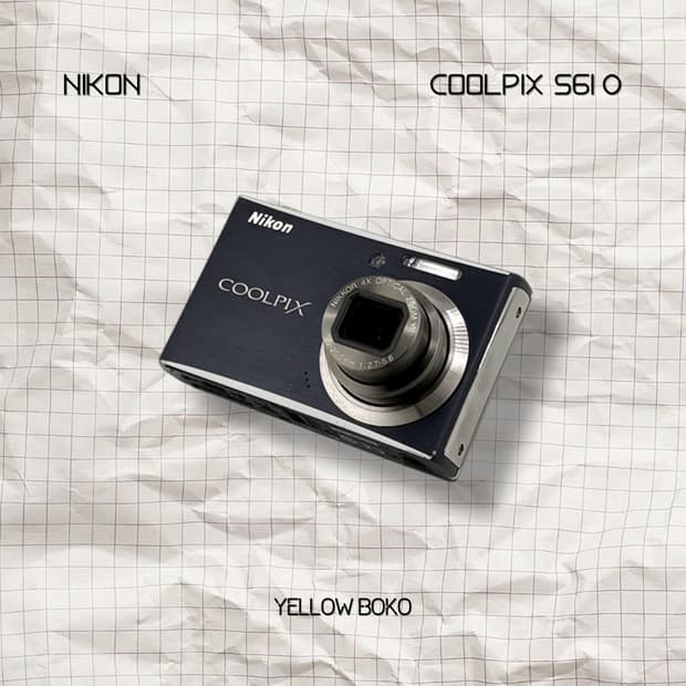 [신상품] NIKON 니콘 쿨픽스 S610 레트로 디지털 카메라