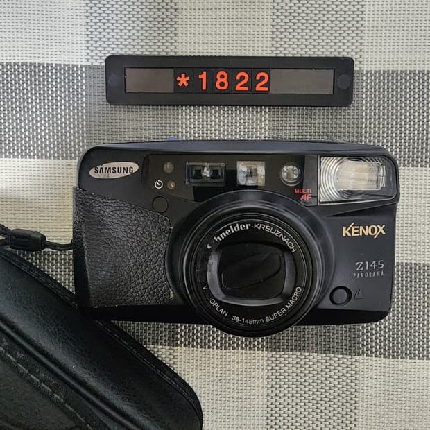 삼성캐녹스 Z 145 파노라마 필름카메라 파우치포함