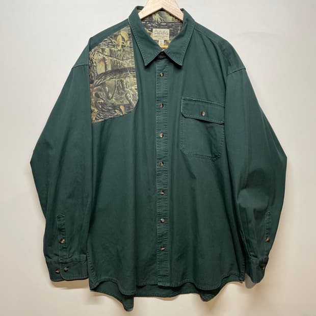 카벨라스 빅사이즈 그린 헌팅 셔츠 2XL