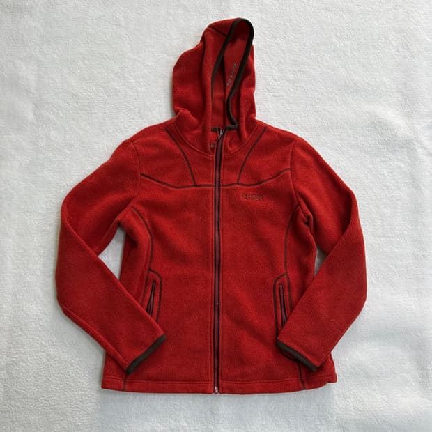 100 코오롱 여성 플리스 후드 자켓 0313T