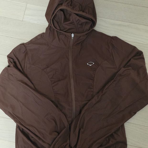 Mschf hooded waffle zip-up - S size