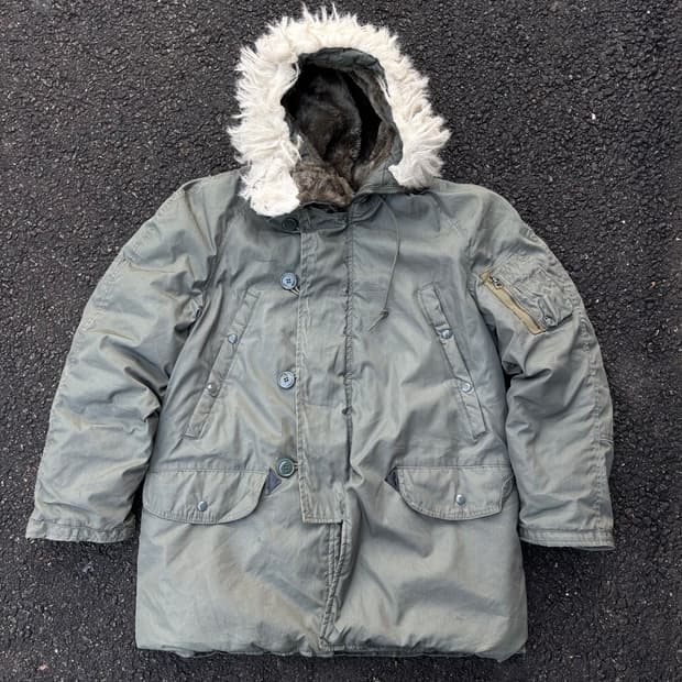 80년대 미군 n3b 콜드웨더 파카