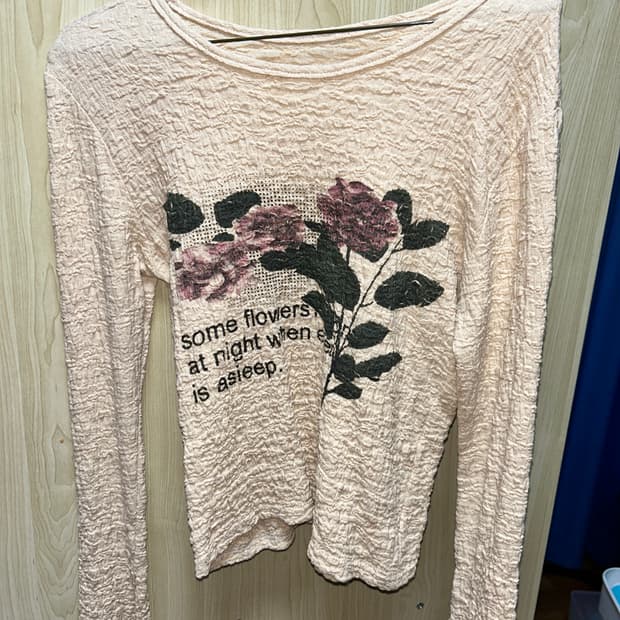 빈티지링클 긴팔티