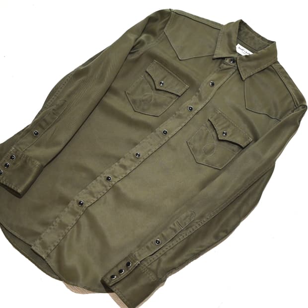 Saint Laurent 2017 lyocell western shirt