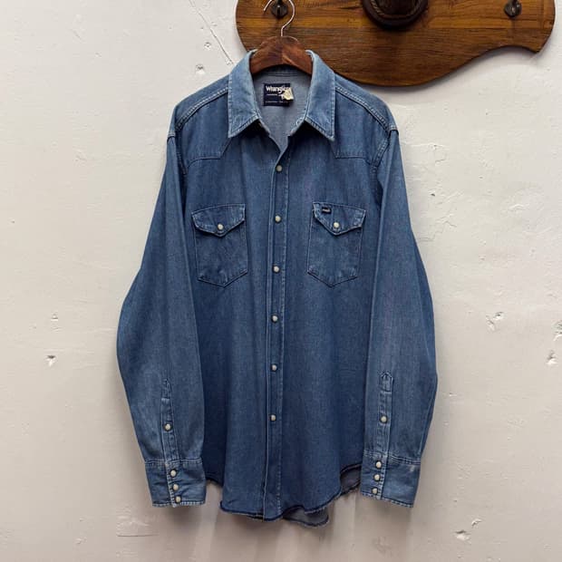 USA Wrangler Denim Western Shirt