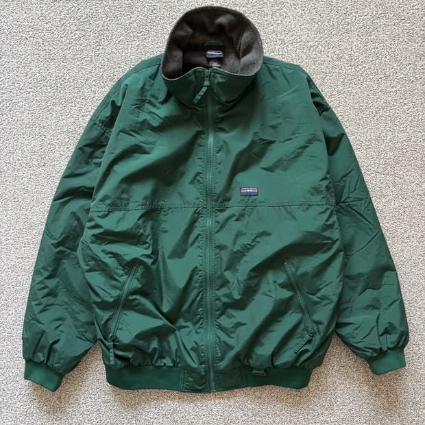 90s 화이트 시에라 쉘라인드 봄버  웜업 재킷 xxl