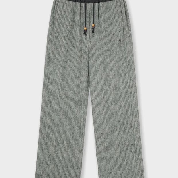 AEAE ANGEL STRIPE PANTS [GREY]