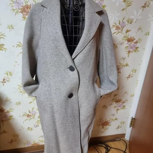 나이스클랍 울 코트 55~66 (가단53 / 총장92)