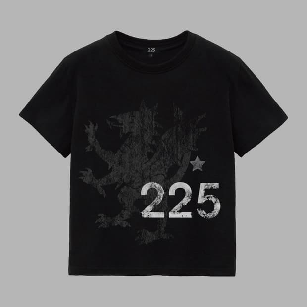 225 dragon crop T-shirt 블랙 반팔 티셔츠 1