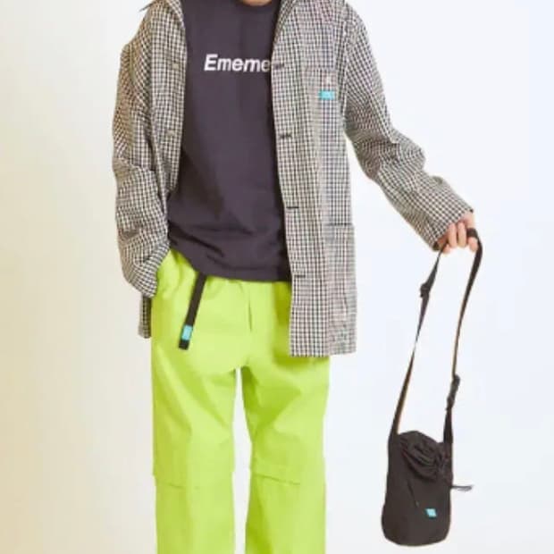 [무료 사은품] mmlg 깅엄 워커 재킷