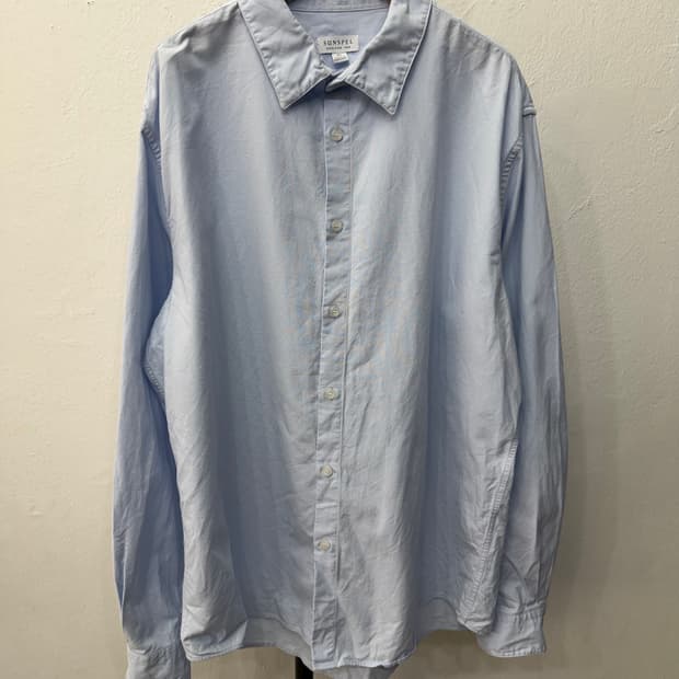 매장판정품) sunspel 선스펠 23ss 남성  셔츠 XL