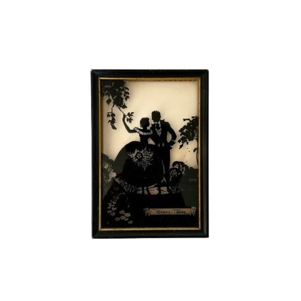 앤틱 실루엣 액자