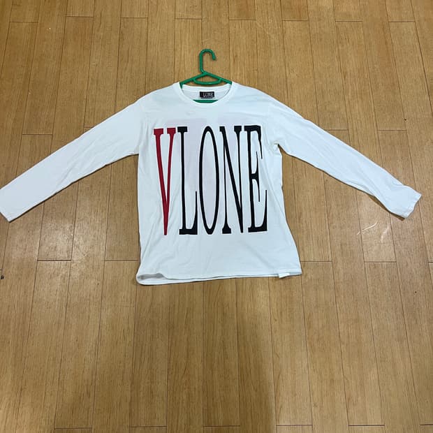Vlone 리버시블 롱 슬리브 Made in Japan  