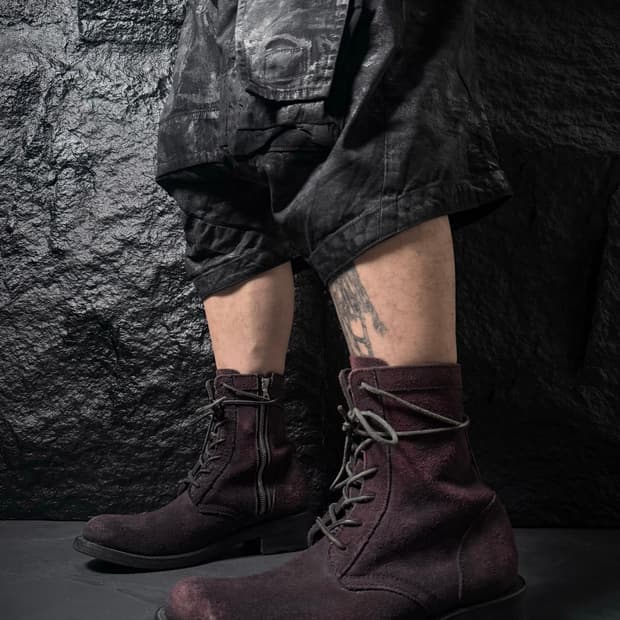 Isamu Katayama Backlash Suede Zip Boots