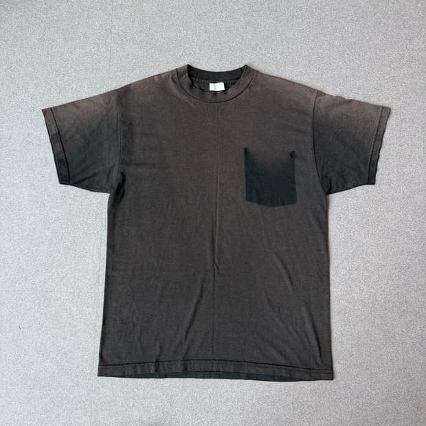 00s Vintage Faded Ghost Pocket Tee