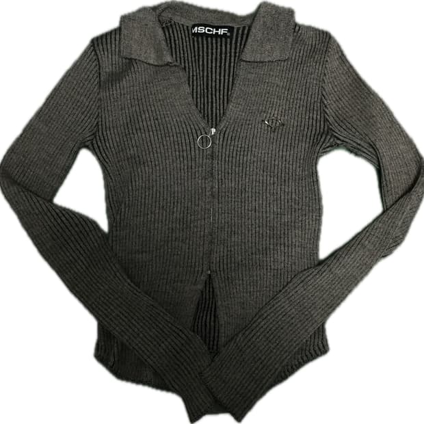 미스치프 니트 집업 S