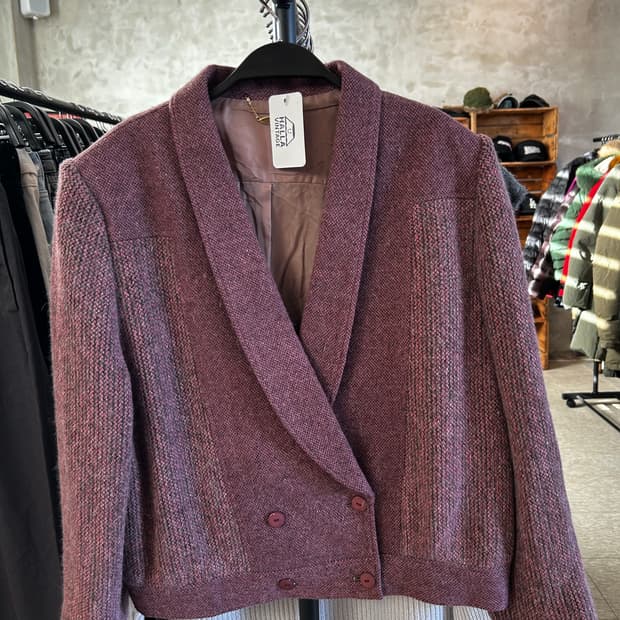 와이드팬츠에 코디하면 귀여운 크롭쟈켓