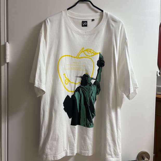 [3XL] GU X 언더커버 자유의 여신상 그래픽 반팔 티셔츠