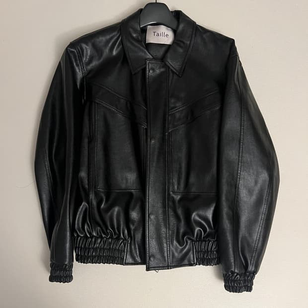 타일레 비건 레더 봄버 자켓 2size