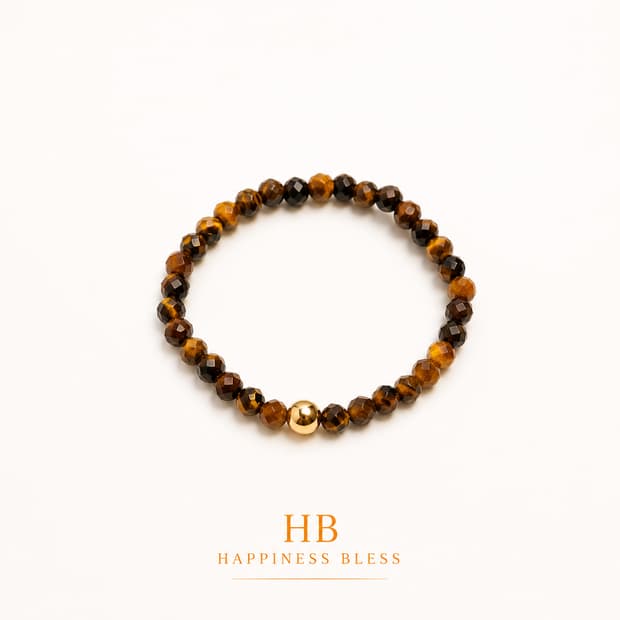 호안석 원석반지 | 14K 골드필드 포인트/새상품