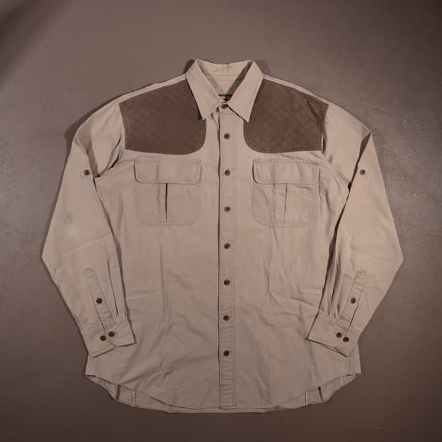 빈티지 USA 헌팅셔츠