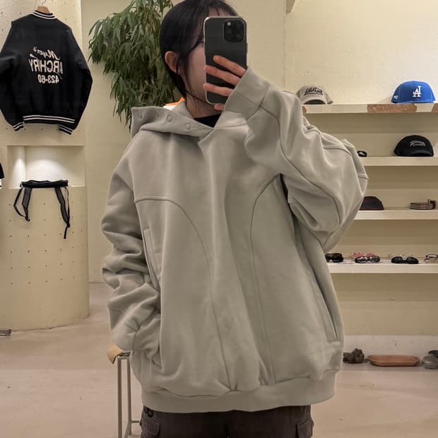 그레일즈 빅포켓 헤비스웻 후드티 U383