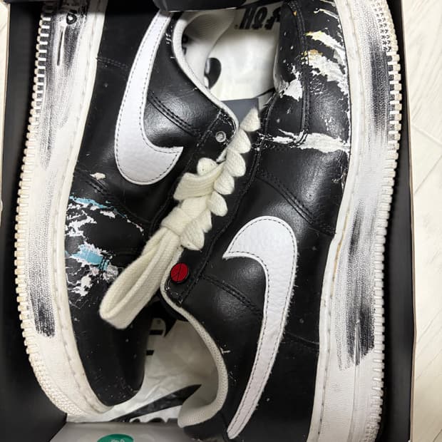 피스마이너스원 에어포스1 파라노이즈 블랙