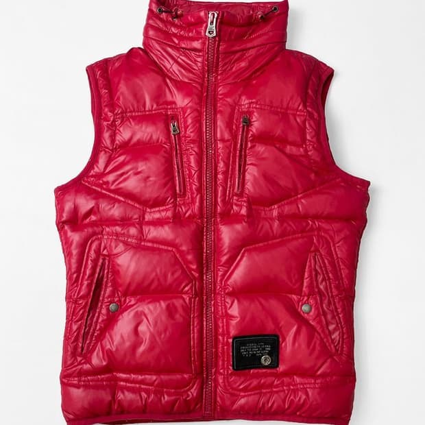 디젤 DIESEL 00s 지퍼 덕다운 패딩 조끼 A1397