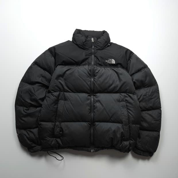 노스페이스 레트로 눕시 아스팔트 그레이 다운 푸퍼 패딩 (M)