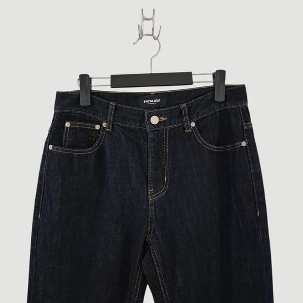 [30]페이탈리즘 빈티지 스트레이트핏 데님 청바지 Men