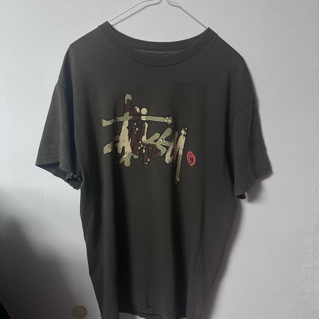 스투시 카모 반팔티 m