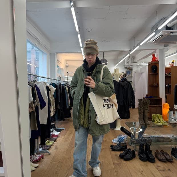 오리지널 m65 피시테일 개파카