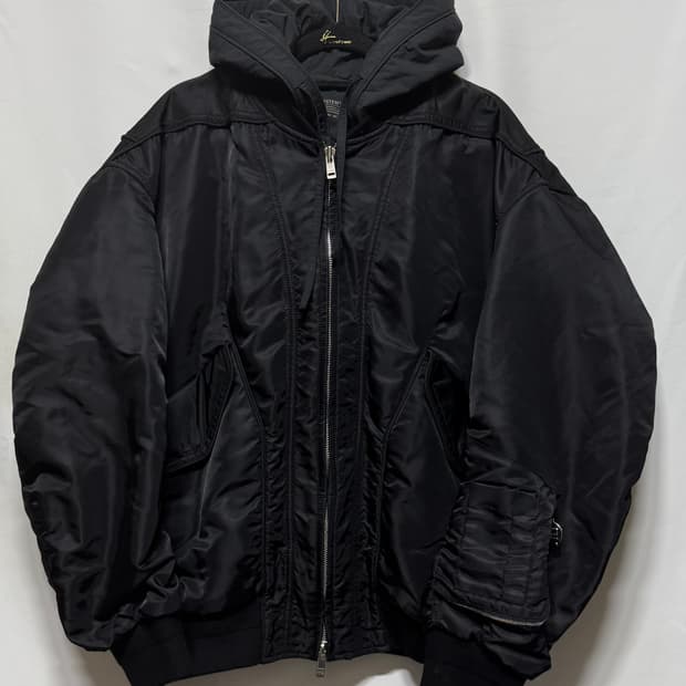 100 시스템 레이어드 MA-1 봄버 자켓