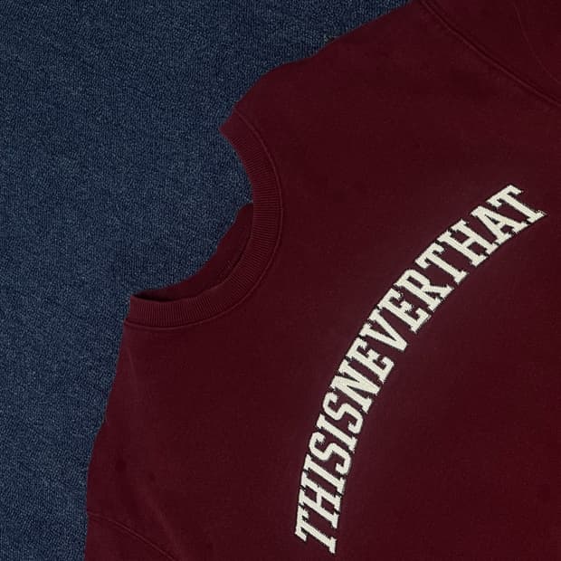 디네뎃 맨투맨 버건디