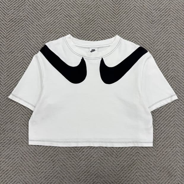 나이키 더블 스우시 크롭탑 v4109