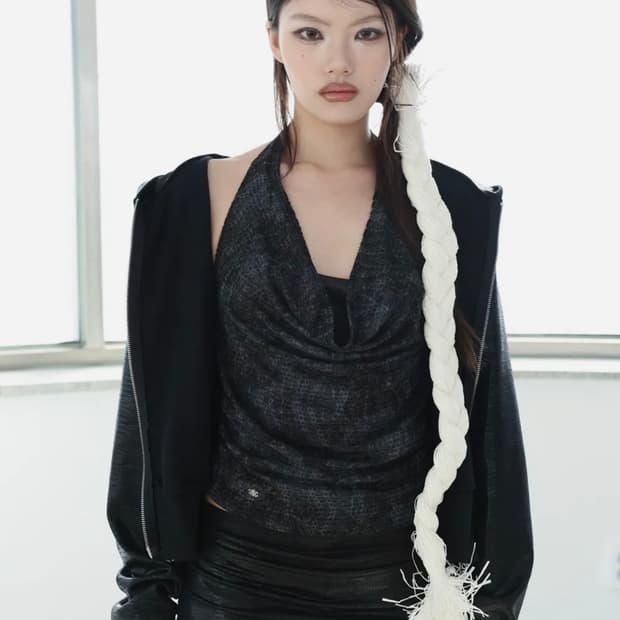 미애 홀터 탑 볼레로