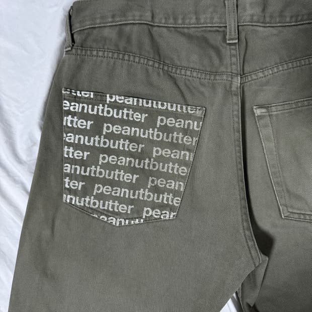 AD2001 준야와타나베 꼼데가르송 peanutbutter 프린트 팬츠