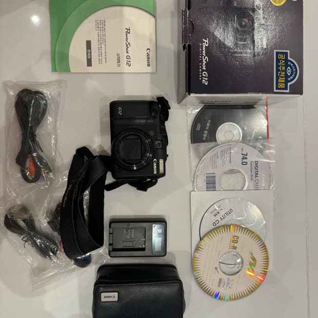 캐논 PowerShot G12 디지털 카메라 풀박스