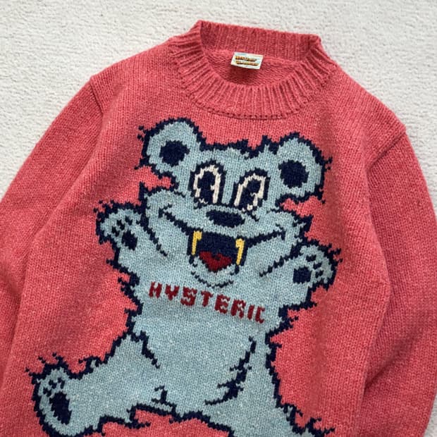 히스테릭글래머 베어 니트
