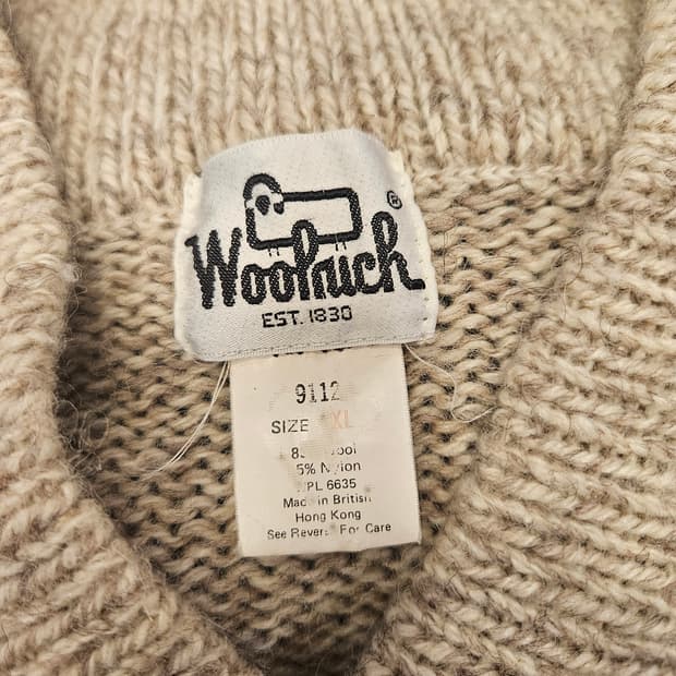 80's 울리치 니트 스웨터 XL