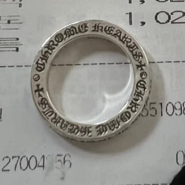 크롬하츠 퍽유링 3mm 링 us4.5 사이즈