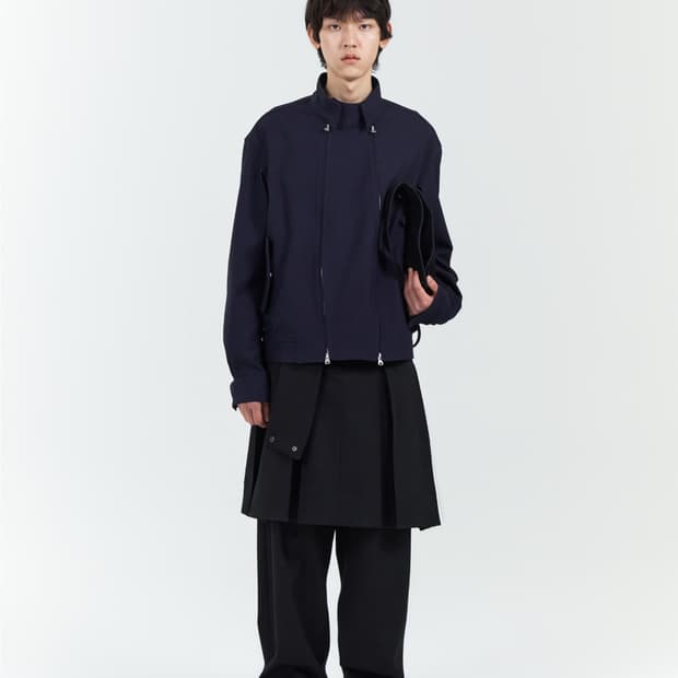 ee LAYERED SKIRT PANTS BLACK m사이즈