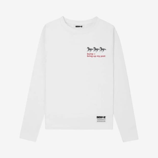 쏘비 세미크롭 bump post 긴팔티