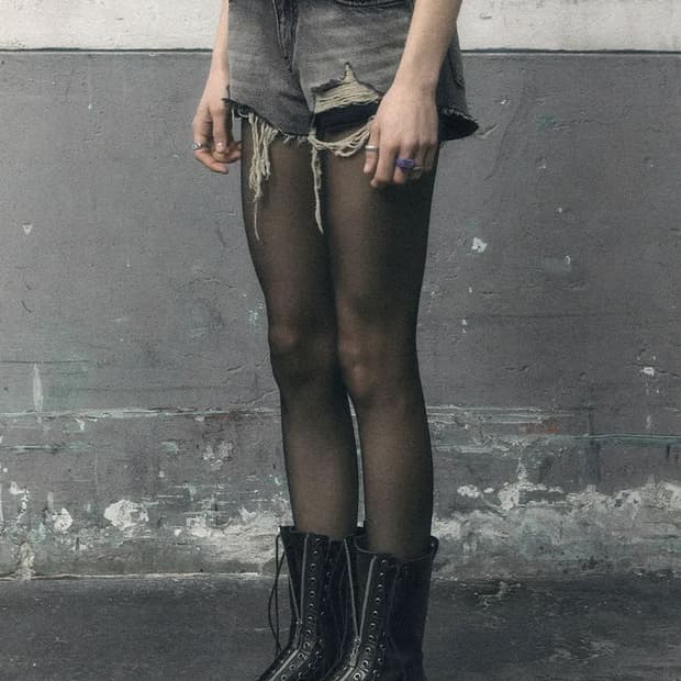 보헤이안 서울 디스트로이드 그레이 쇼츠