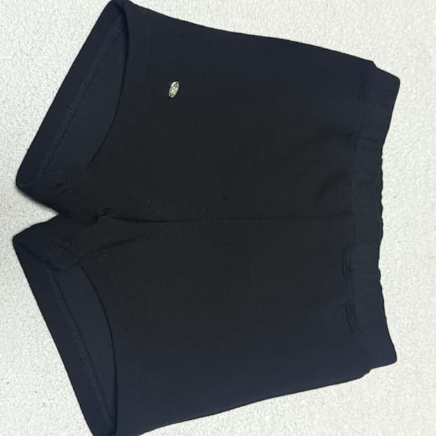 페일제이드 베이직 니트 쇼츠 반바지 블랙 1size