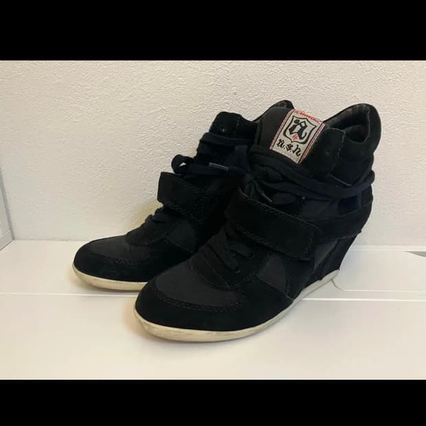 아쉬 웨지힐 스니커즈 38