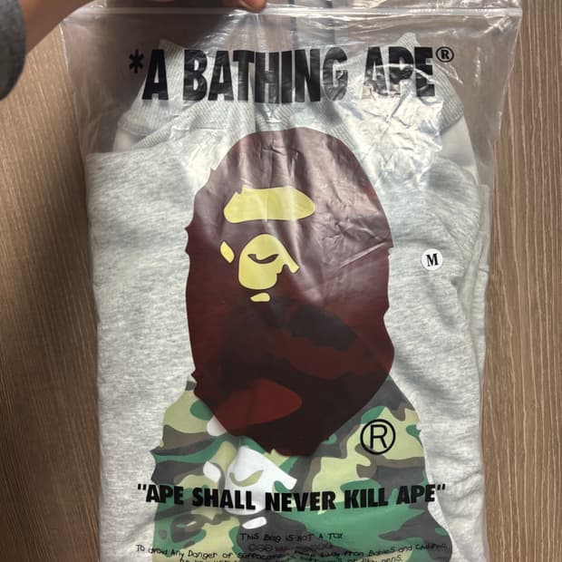 베이프 맨투맨 m 세제품