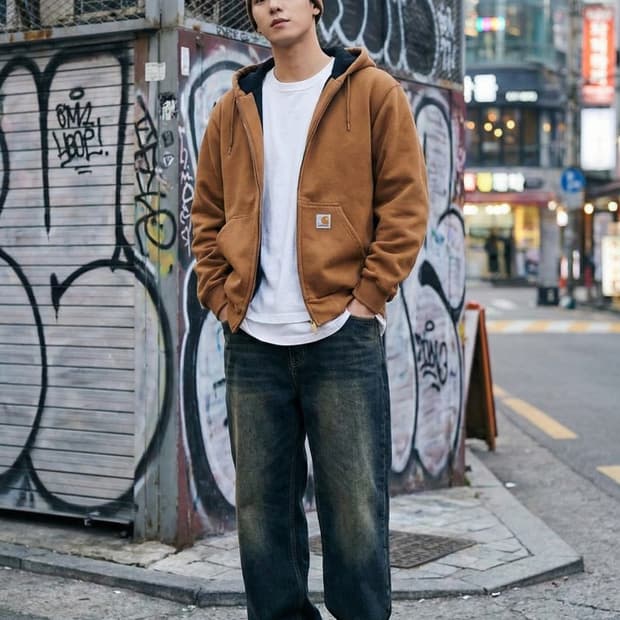 칼하트(Carhartt) 써멀 라인 팩스턴 후드 집업