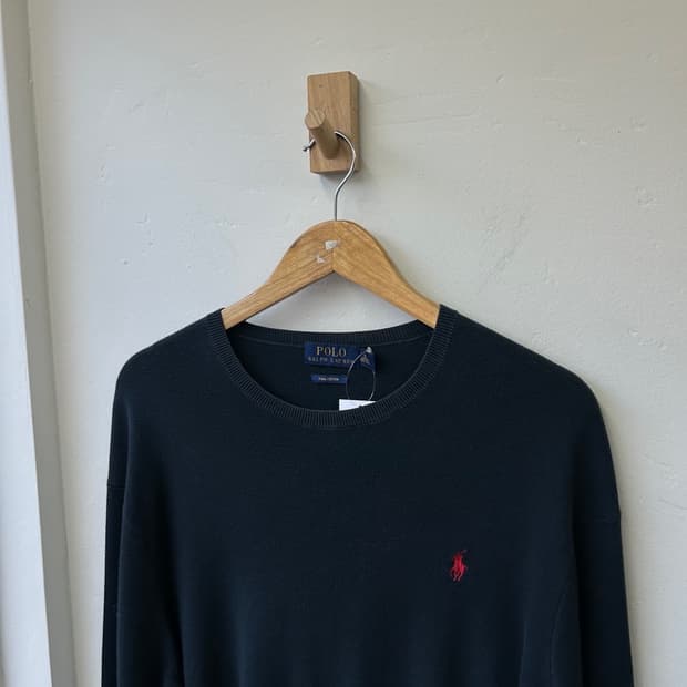15821 - 폴로 랄프로렌 네이비 니트 (피마 코튼)